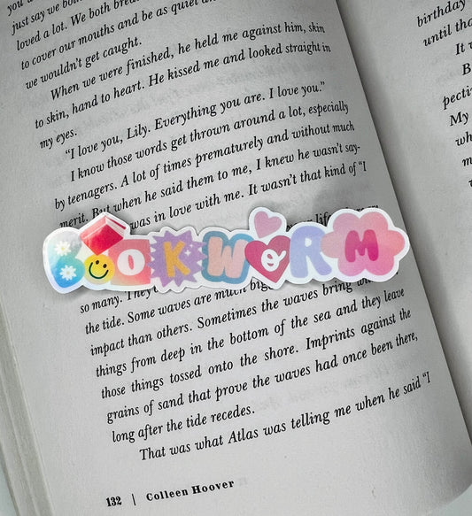 Bookworm Sticker