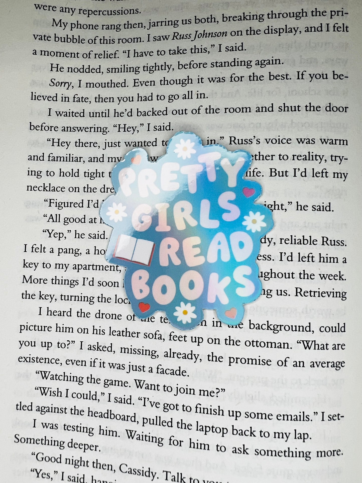 Pretty Girls Read Books Sticker