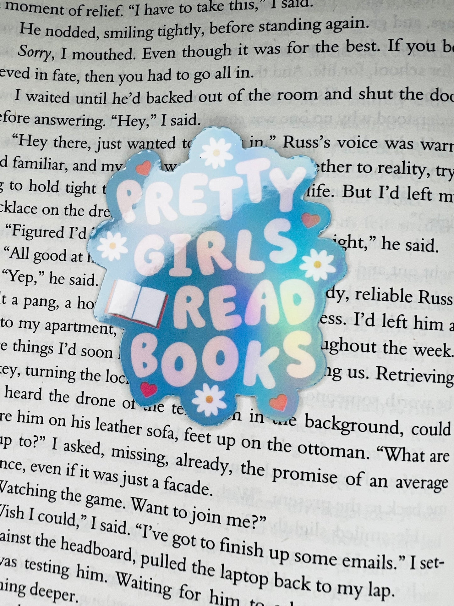 Pretty Girls Read Books Sticker