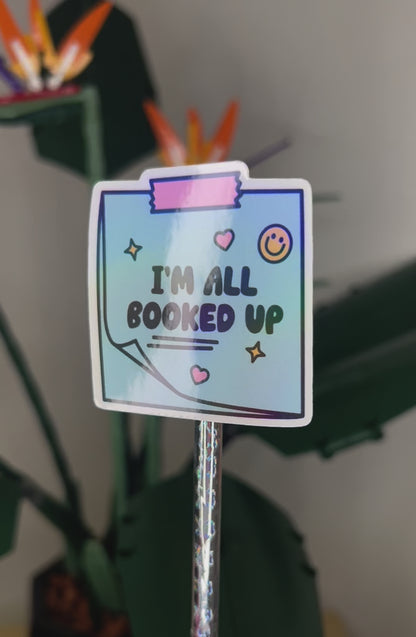 All Booked Up - Blue Post-It